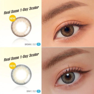 LensMe Noble Mystic 1Day – Real Some 3 Color Gray 日拋 30片裝(000/100-700度門市現貨)